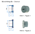 BỊT XẢ THÔNG TẮT PVC